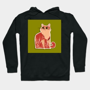 cute autumn cat Hoodie